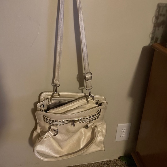 Off white/cream cross body purse - Picture 2 of 5